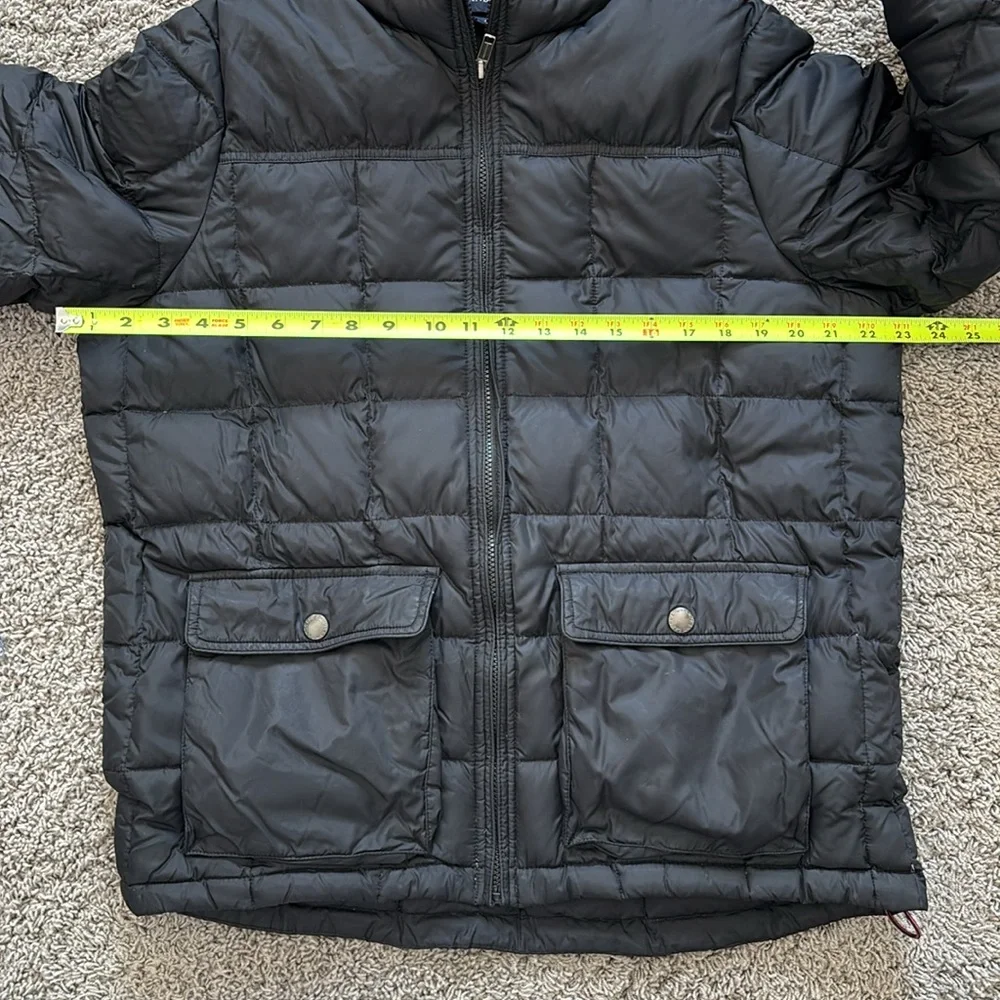 Land’s End Men's Black Quilted Puffer Jacket